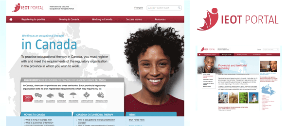Web Portal and identity for International Education for Ocupational Therapists