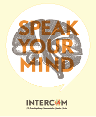 Intercom speaker series poster